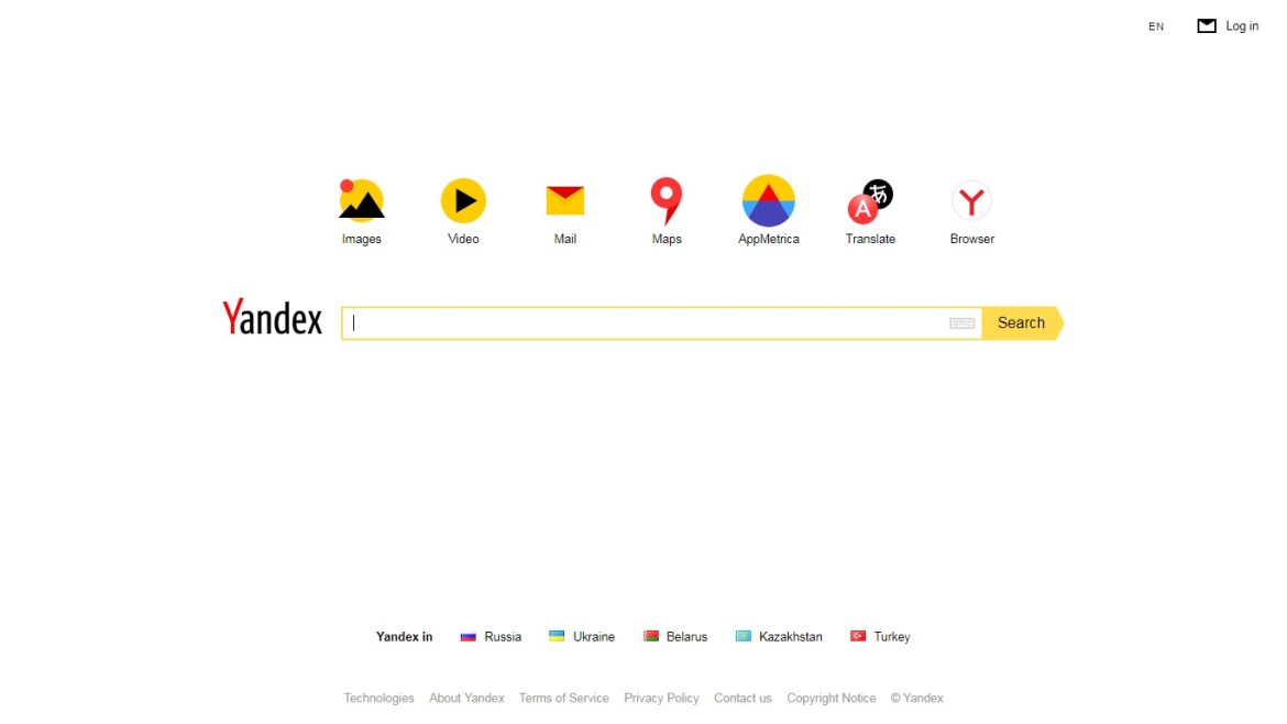 Точно так же Япония   Yahoo   территория в то время как Россия опирается на   Яндекс   ,