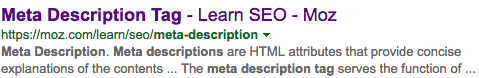 Мета-тег описания - это фрагмент HTML-кода в заголовке веб-страницы, который обобщает содержимое веб-страницы